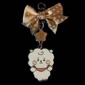 BT21 RJ Alpaca Keychain Charm - Line Friends - Jin BTS